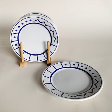 POSTMODERN COBALT PLATES - S/4 