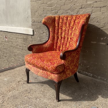 Vintage Velour Armchair