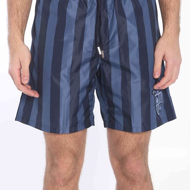 Fendi Men Fendi Crest Swim Shorts