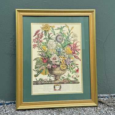 September Floral Print by Robert Furber