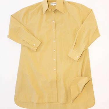 Cotton Big Shirt in Celery