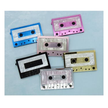 Cassette Tape Hair Clip Retro Barrette 80s 90s Accessory 