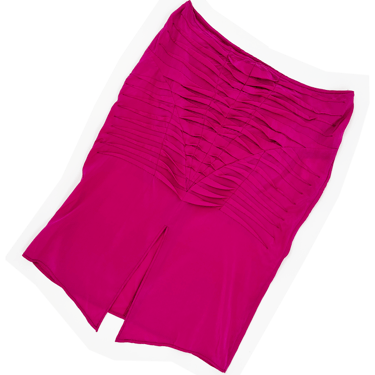Gucci 2003 pink pleated silk skirt