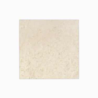 Ann Sacks Honed Marble Tile Cienaga Italian Table Top Square Coffee Table End Table Brown 