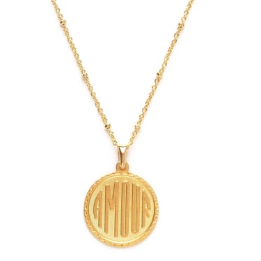 Amour Medallion Necklace