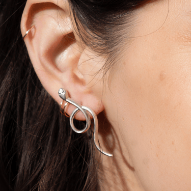 Venus Snake Stud Earrings