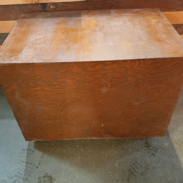 Large Rolling Plywood Box  36 X 24 X 26.5