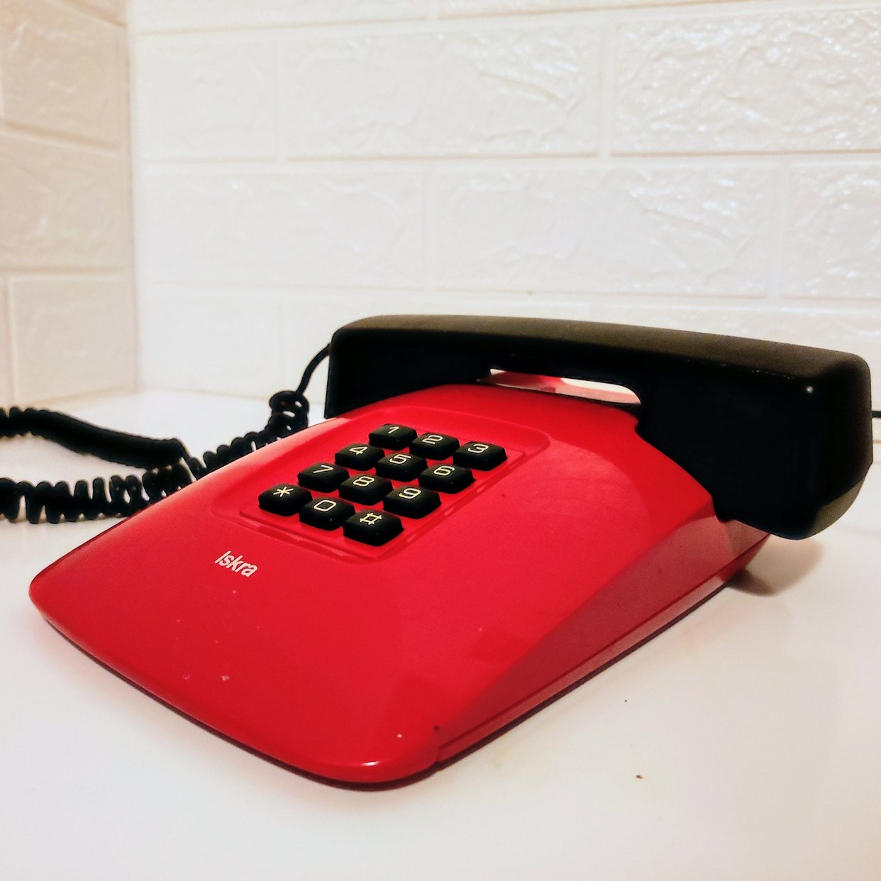 Vintage Telephone Iskra / Old Iskra Yugoslavia Phone / Vintage