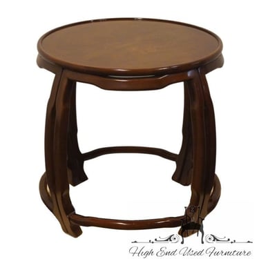 DREXEL HERITAGE Ming Treasure Collection Asian Modern 26" Round Accent End Table 052-305-3 