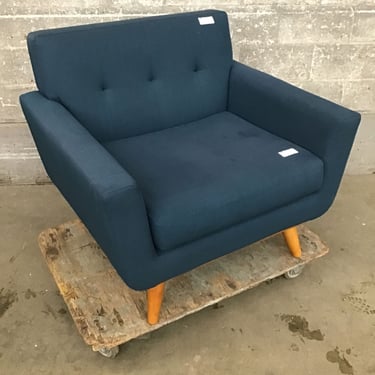 Moody Teal Cozy Chair (Seattle)