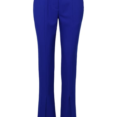Off-White Woman 'Tech Drill' Blue Polyester Trousers