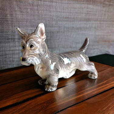 Vintage Dahl Jensen Copenhagen Scottie Dog Figurine 1066 Scottish Terrier 