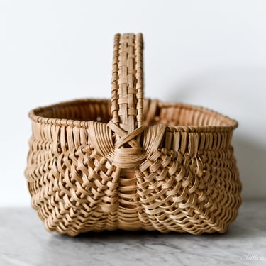 Wicker Buttocks/ Egg Gathering Basket 