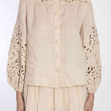 Zimmermann Women Wylie Embroidered Blouse