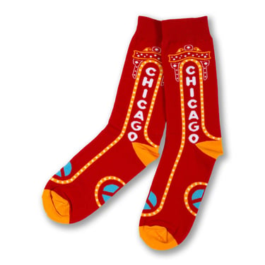 Chicago Theater Dress Socks