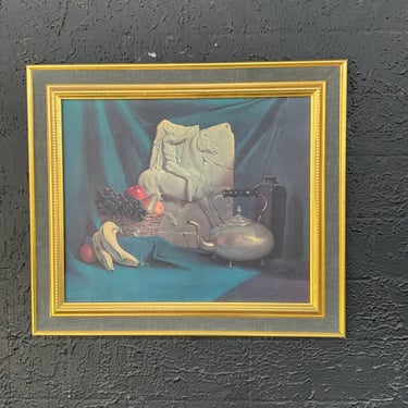 Moody Blue 1961 Still Life Art Print