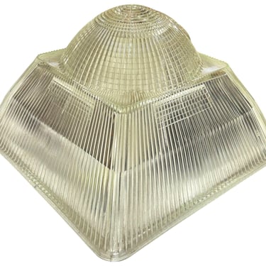 Holophane Glass Ceiling Pendant Light Shade 