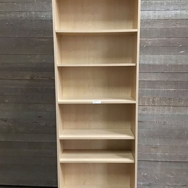 Maple Faced Open Bookcase (Tacoma)