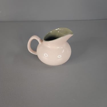 Harkerware Speckled Pink and Gray Creamer 