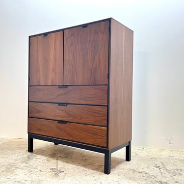 Vintage 1960s Mid Century Modern Tall Chest Dresser By Stanley 