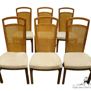 Set of 6 DREXEL HERITAGE Woodbriar Collection Rustic European Dining Side Chairs 957-833 