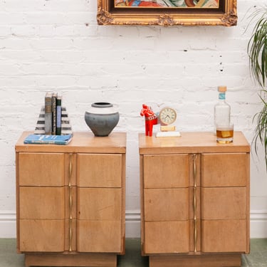 Pair of American of Martinsville Nightstands