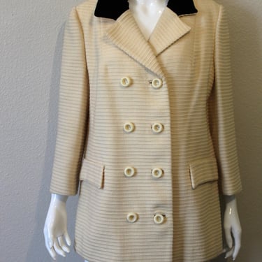 ジャケット・アウター Vintage Double Breasted Wool Long Coat 1960s Green Wool Maxi Coat Double Breasted / 60s | RareJule