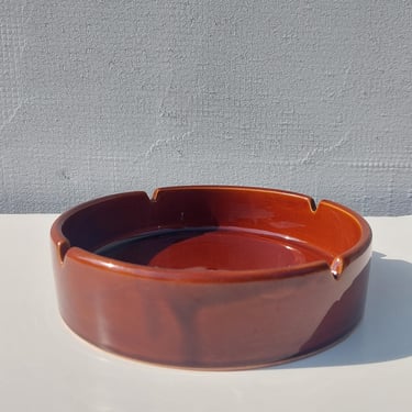 Large Mid Century Ashtray / Retro Glazed Ashtray / Retro Ashtray / MCM  Ashtray /Kil Liboje / 2733 Kil /Yugoslavia / 1970's 