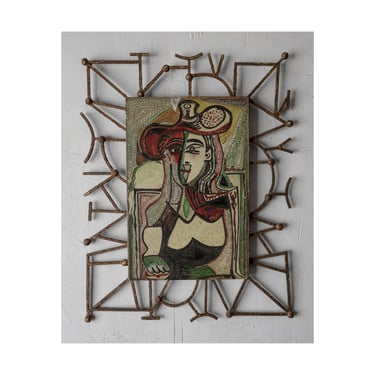 Brutalist Picasso Mosaic Style Wall Art 
