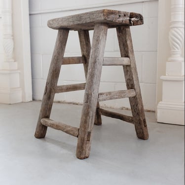 vintage french farmhouse stool