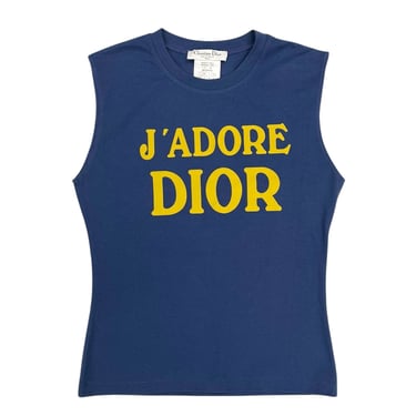 Dior J’adore Blue Logo Tank