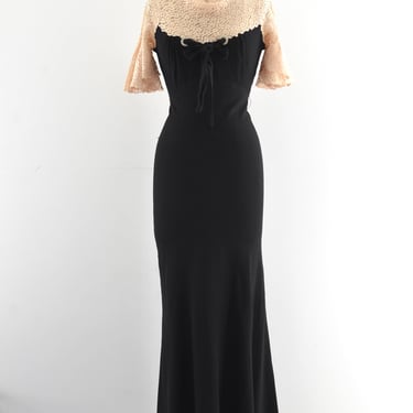 Vintage 1930's Old Hollywood Party Gown