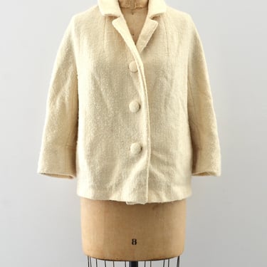 Vintage 1950s Boucle Knit Jacket