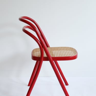 Red &quot;Santina&quot; Chair Carlo Santi for Zanotta 1970s
