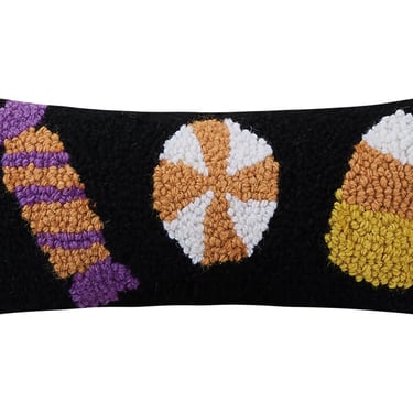 Halloween Candies Trio Hook Pillow