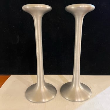 Postmodern Carl Ojerstam IKEA Tealight Candle Holders Kagla Design Brushed steel