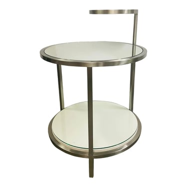 Caracole Modern Satin Nickel Oversight End Table