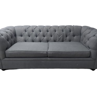 Grey Contemporary Chesterfield Couch