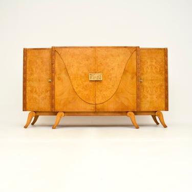 Art Deco Burr Walnut Sideboard by Hille