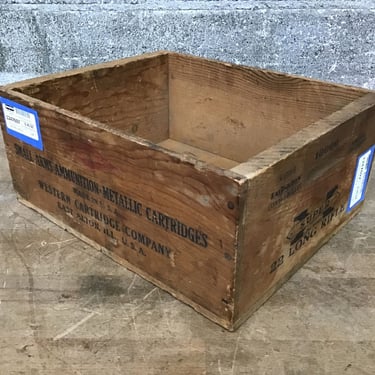 Western .22 LR Wood Ammunition Box (Seattle)