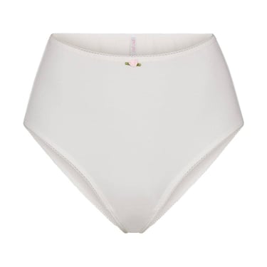 Organic High Rise Underwear in Cloud