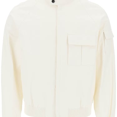 Ferragamo Linen Coated Blouson Men