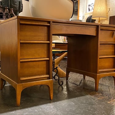 Lane Rhythm Walnut Desk, Circa 1960s - *Please ask for a shipping quote before you buy. 