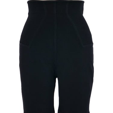 Alaia Black Knit Bike Shorts