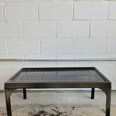 Art Deco Glass Inset Coffee Table