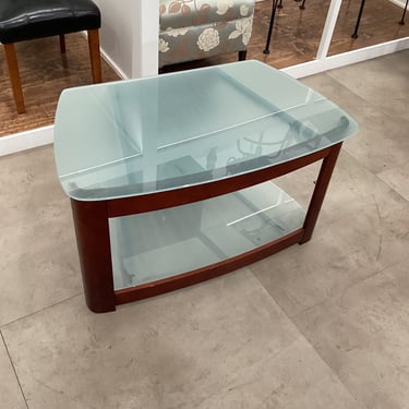 Glass Top TV Stand