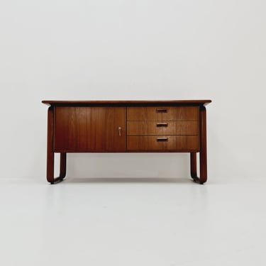 German solid teak sideboard by Burkhard for Rosenthal, 1960s 