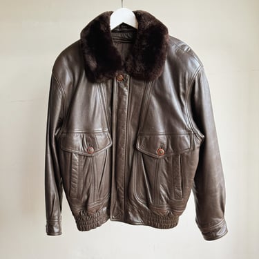 Vintage YSL Espresso Leather Jacket