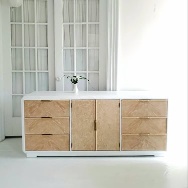 Beautiful  Scandinavian  credenza,  modern buffet,  sideboard,  vintage console painted dresser NJ nyc 