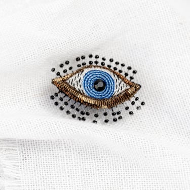 Sky Eye Embroidered Pin